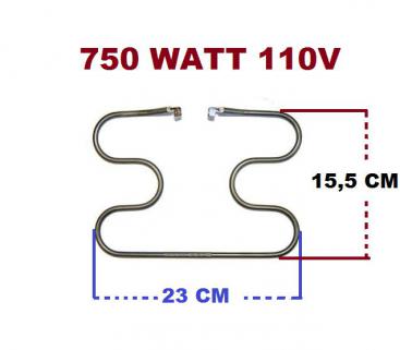 750 WATT Tost Makinesi Rezistans , 750 Watt - 110 - Seri Bağlantı