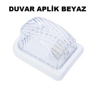 DUVAR APLİK Glop Armatür Beyaz, 20 cm Tavan Glop , Porselen Duy