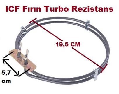 ICF Fırın  Turbo Rezistans Fırın Turbo Isıtıcı