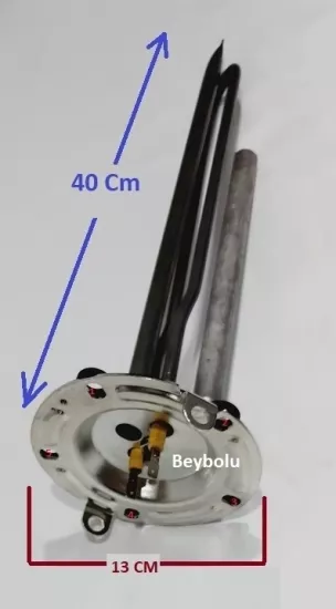 Arçelik T 7365 B Uyumlu Rezistans Anotlu , 7365T 5 Delikli Termosifon Rezistansı