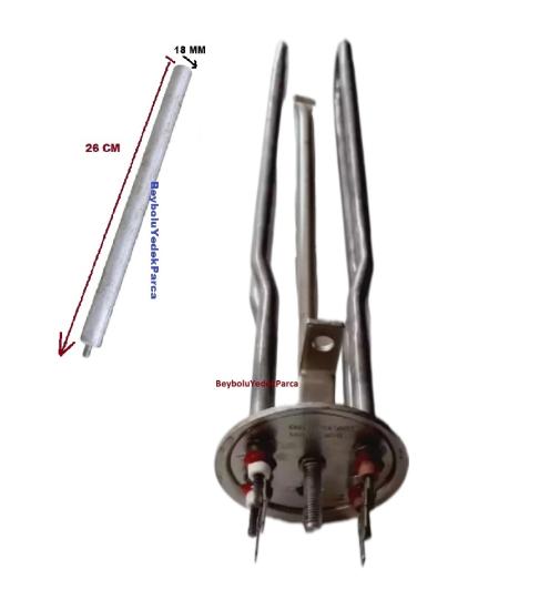 Arçelik T 7380 E  Rezistans Anotlu 1200+1800 Watt