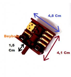 Ankastrel Fırın 4+3  Şalter Kademe Ayar Düğme