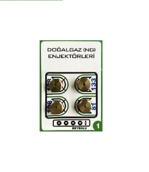 Beko 9MM Enjektör Beko Ocak Doğalgaz Dönüşüm Memeleri Takım 9 MM , 9 Anahtar , 9 Lokma İle Sökülür