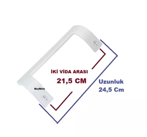 Altus Uyumlu Buzdolabı Kapı Kolu Beyaz Renk Buzdolabı Kol 1 ADET - 5723750100
