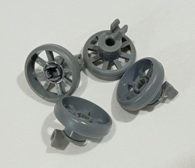 https://www.fullyedekparca.com/Beko Uyumlu Bulaşık Makinesi GRİ Alt Sepet Teker 4 lü Paket