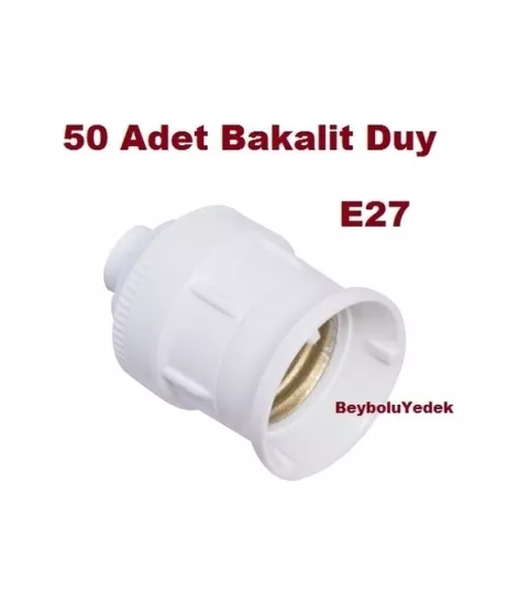 https://www.fullyedekparca.com/Asma Duy Bakalit Gövde Kablolusuz E27 Standat Duy 1 Kutu 50 Adet