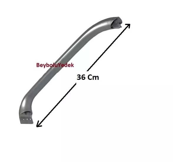 Bosch KSV42623NE Uyumlu Buzdolabı Kapak Kolu GRİ Renk Buzdolabı Kol