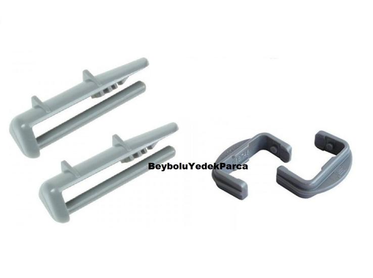 https://www.fullyedekparca.com/Arçelik Üst Sepet 2 Ray Ön Tutucu Tırnak Bulaşık Makinesi  2 Arka