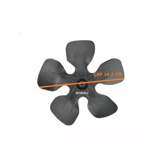 Ariston Uyumlu Buzdolabı Dış Fan Pervane 14,5 CM , Buzdolabı Dış Fan Pervanesi