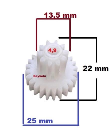 Ar135 Çift dişli Arzum Grande Mio dişlisi