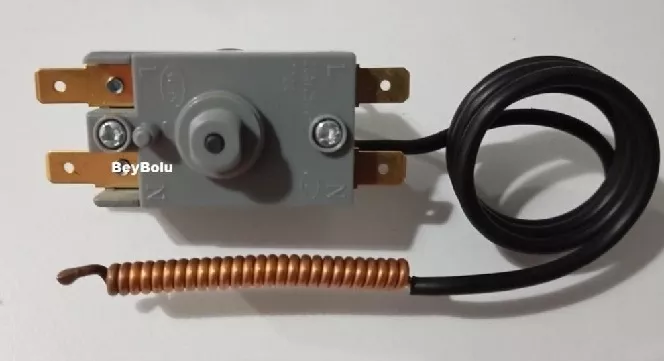 Beko Uyumlu Termosifon Limit Termostat , 100 Derece Emniyet Sabit Termostat
