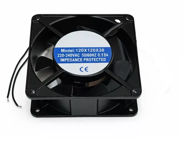 Buzdolabı Kare Fan 12x12x3,8 cm 220 V Metal Axial Motoru 