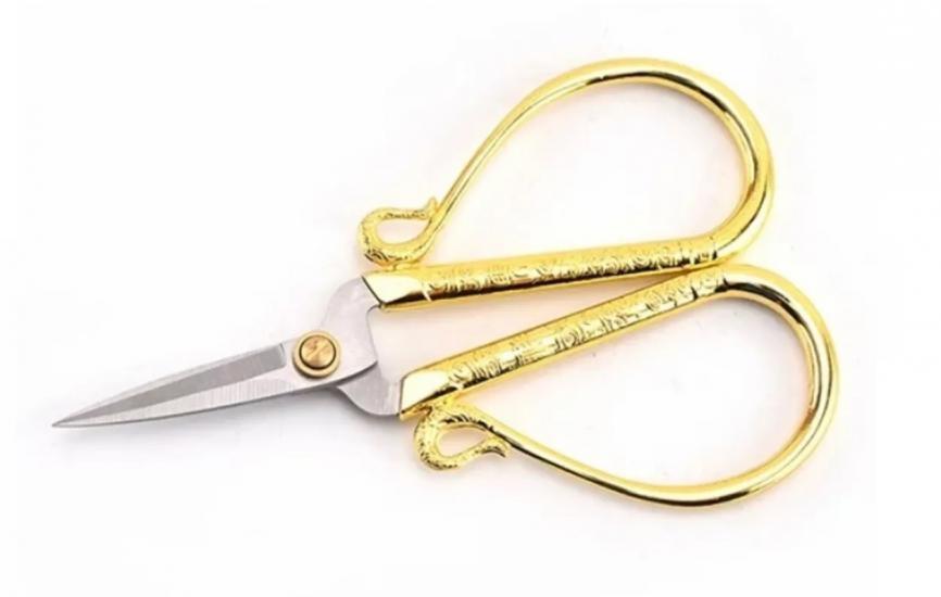 https://www.fullyedekparca.com/Söz Nişan Makası  Gold , Dikiş Nakış Paslanmaz Çelik Makas 12 CM