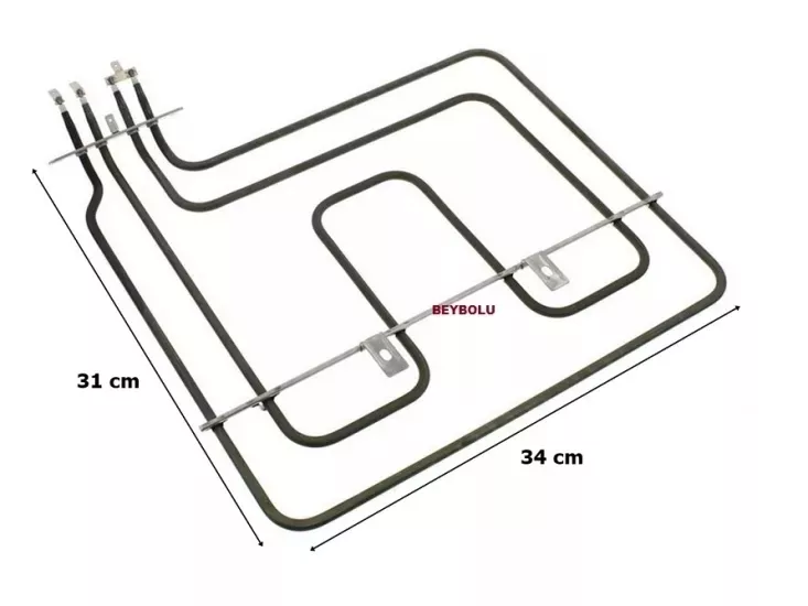 9542 CDG Beko Uyumlu Fırın Rezistansı 2200 Watt ,  9542CDG Rezistans