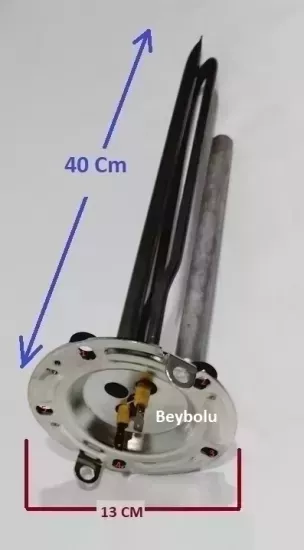 Arçelik T 7365 B Uyumlu Rezistans Anotlu , 7365T 5 Delikli Termosifon Rezistansı