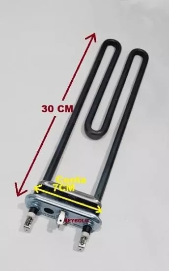 LG Rezistans 30 CM , 2000 WATT Sensör Ntc Delikli Çamaşır Makinesi Rezistansı