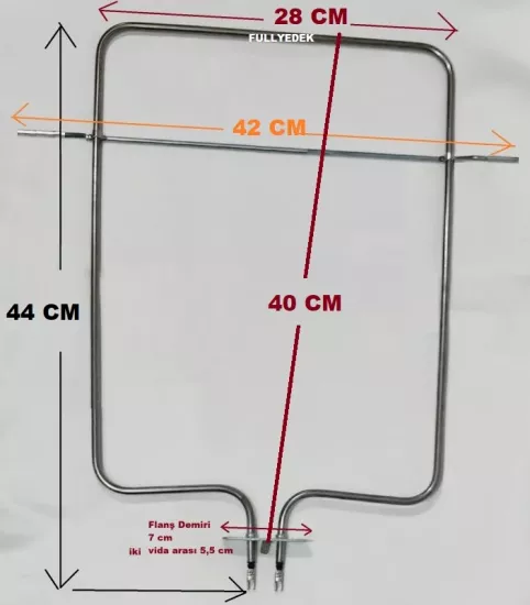 ıcf Ankastre Fırın Rezistansı , 1200 Watt Fırın Rezistans