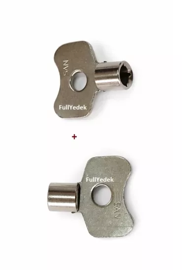 Kombi Petek Hava Alma Anahtarı , 2 Lİ  Kalorifer Peteği Hava Alma Aparatı