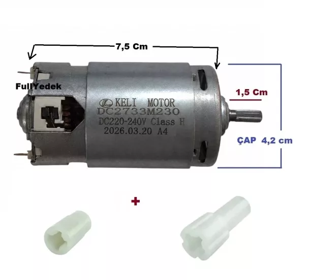 Korkmaz A447 Mia Mega Blender Seti Elektronik Motoru DC220 VOLT KELİ MOTOR HEDİYELİ