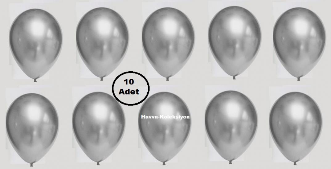 https://www.fullyedekparca.com/Gümüş Krom Balon 12 iNÇ  Çelik Renk 10 Adet ,Boy 30 CM  Parti Süs Kutlama Balon