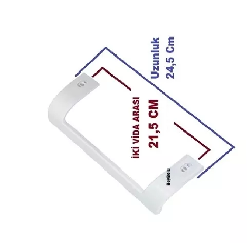 Grundig Uyumlu Buzdolabı Kapı Kolu , Model 5480, 4680 , 5580 , 4380 BEYAZ 1 ADET
