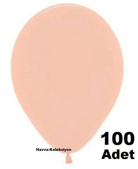 Pastel Somon Balon 10 iNÇ 100 Adet