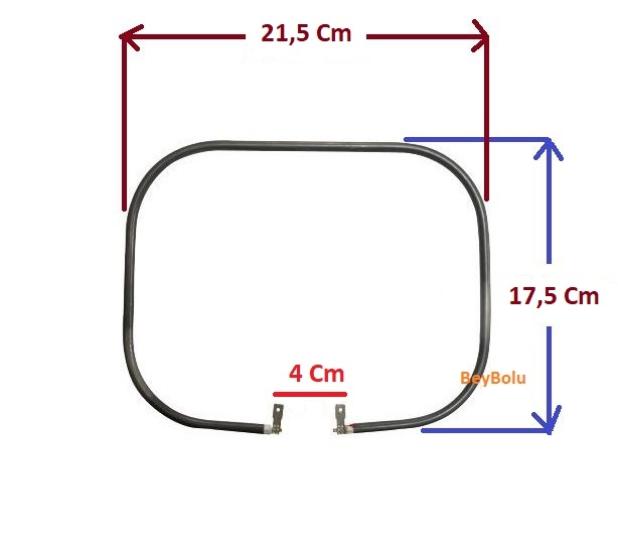 800 Watt Tost Makinesi Rezistans ,115 V- Tost Rezistansı  21,5 x 17,5 cm