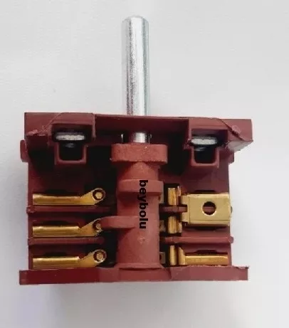 Oscar Fırın Şalter 3+3 Metal Mil