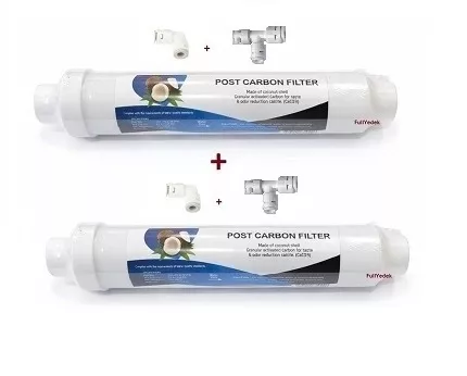 2 ADET Osmosis Pos Karbon Tatlandırıcı , Quick inline 5. Aşama Son Filitre Ev Tipi Kapalı Kasa