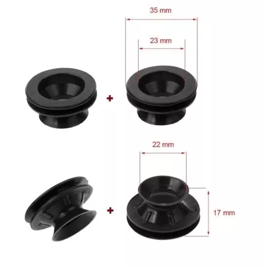 Luxell Uyumlu Ocak Düğme Altı Sızdırmazlık Conta 4 Lü , Ankastre Cam Ocak Düğme Contası