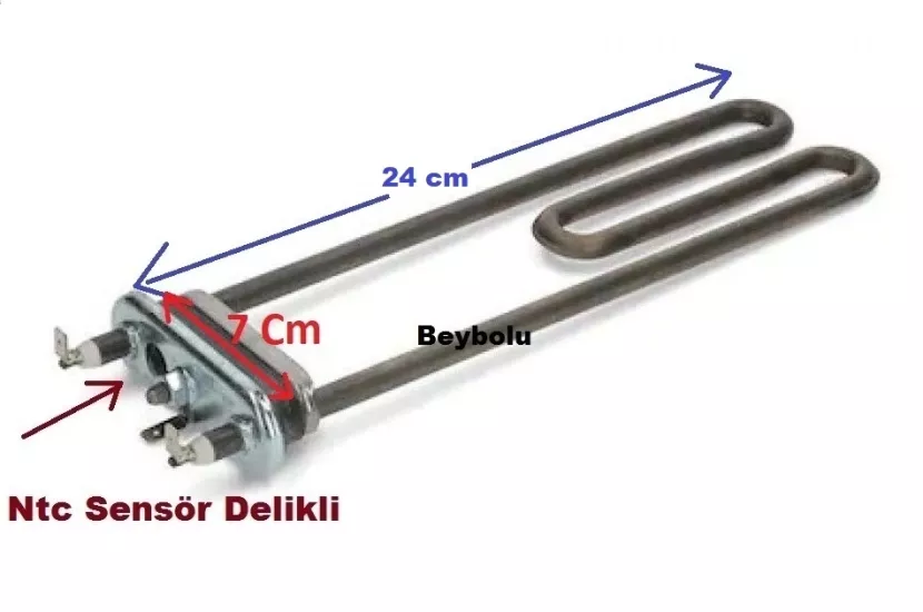 WDXOA4118AH/1-17 Hoover Uyumlu Rezistans , Çamaşır Makinesi Rezistansı Sensör Ntc yuvalı