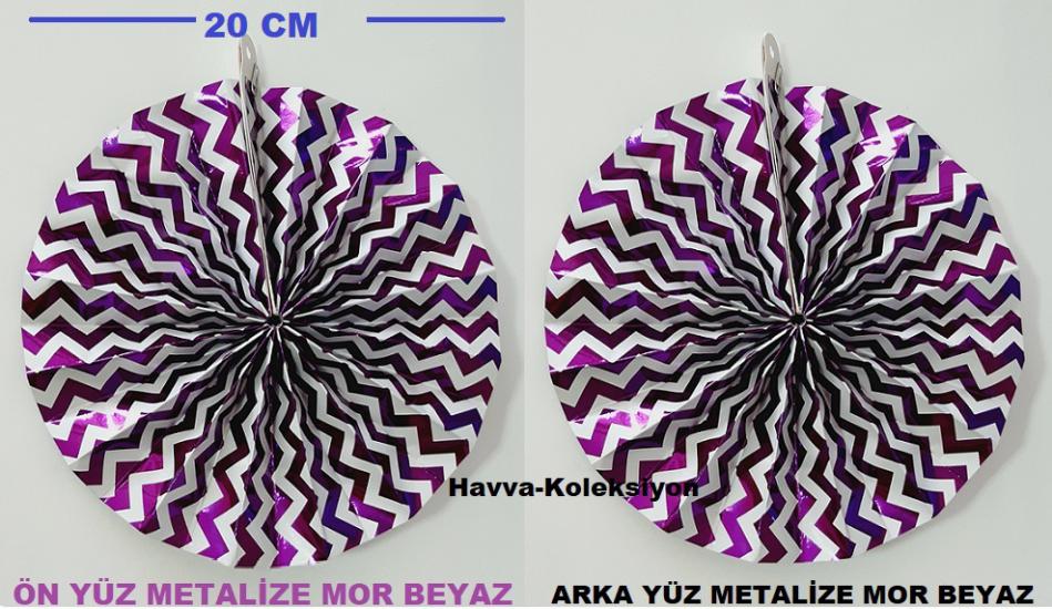 https://www.fullyedekparca.com/Metalize Yelpaze Süs Mor Beyaz 20 cm 2 Adet Doğum Günü Parti , Nişan , Düğün Kutlama Aksesuar