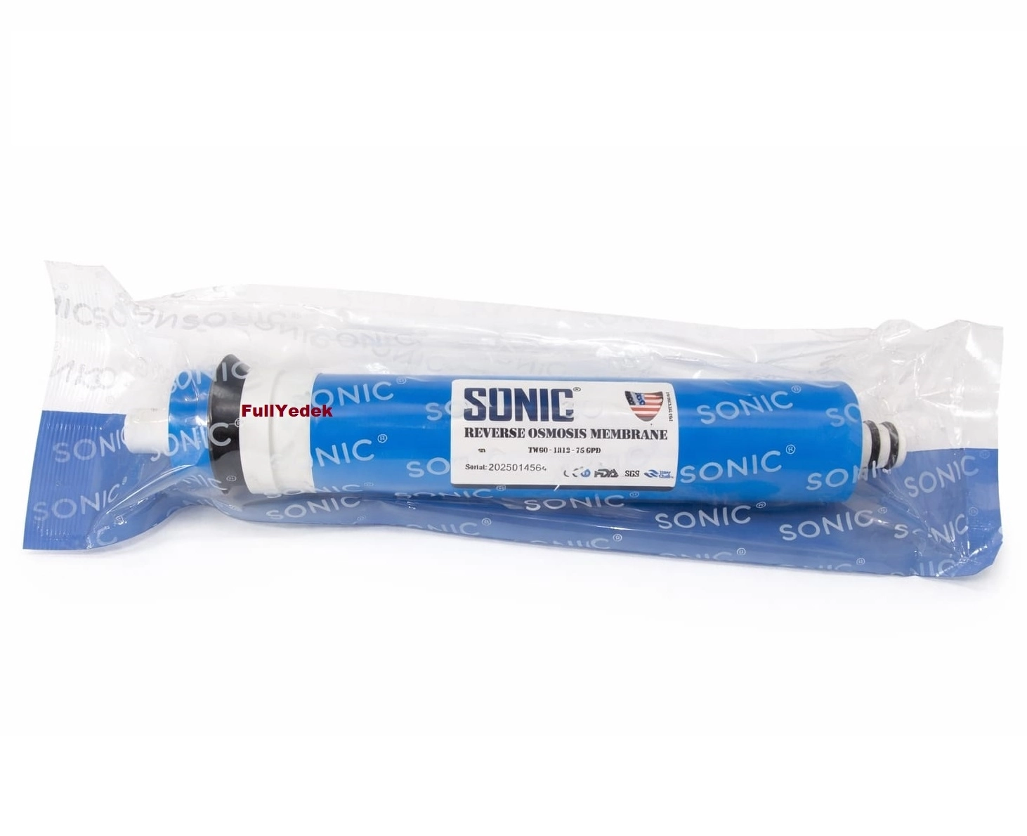 USA Menşei Osmosis Membran Filitresi , Sonic Osmosis Su Arıtma 75 GPD Pro
