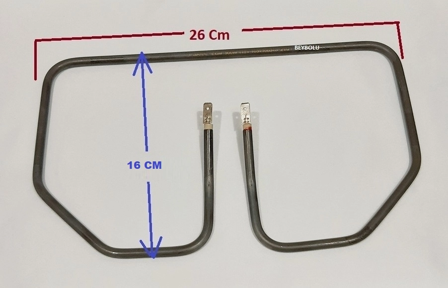 Essenso Rezistans 26x16 cm , Tost Makinesi Rezistansı 900 Watt 115 V