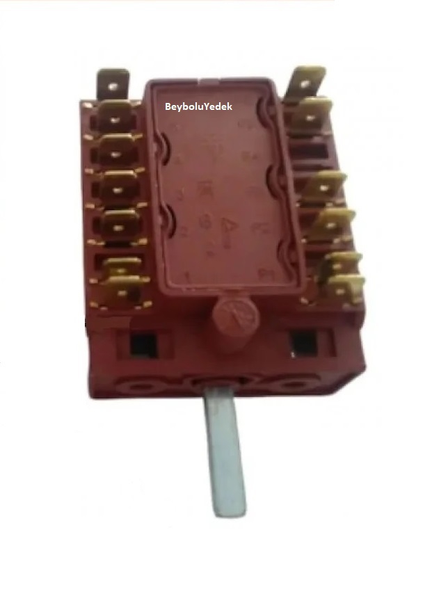 Electrotech Şalter Ankastre Fırın 6 Konum Kademe Anahtarı