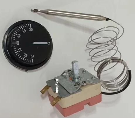 Baymak Uyumlu Termosifon Termostat , Şofben Termostatı 0 - 90 Otomatik 16 Amper