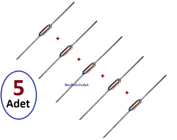 Tefal Termik Limit Sigortası 5 ADET, Tost Makinesi 240 Derece Termik Diyot Sigorta 240°C